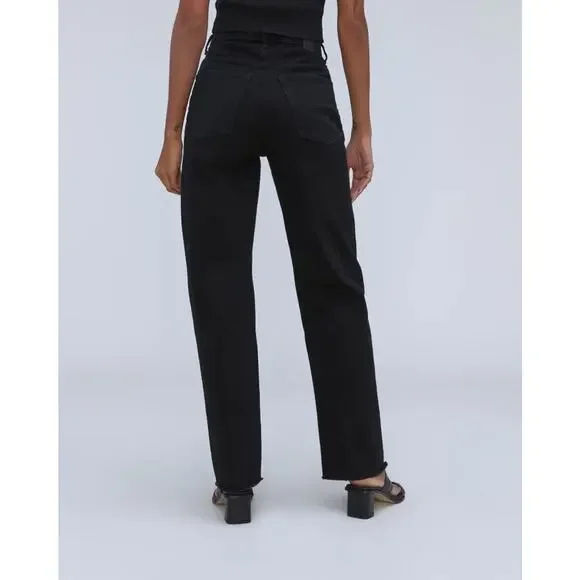 Everlane The Way-High Jean in Coal Black 26 Tall NWT